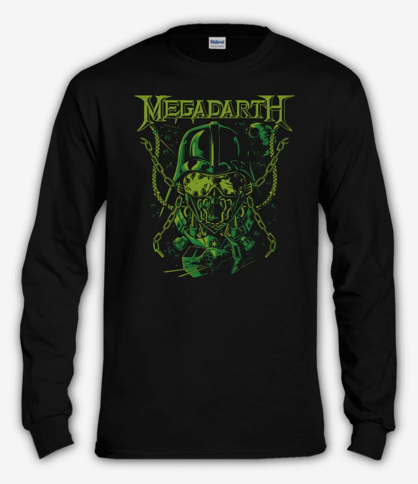 Polera manga larga Negro de Megadarth