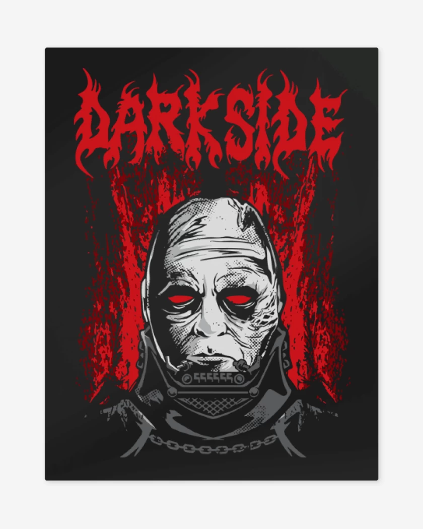 Print metalico Darkside of Jedi