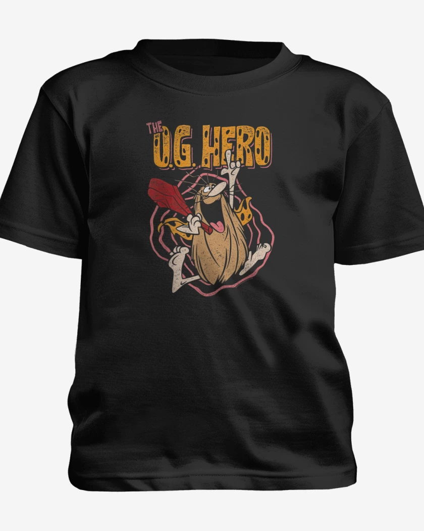 Polera de niño Negro de Capitan cavernicola 2