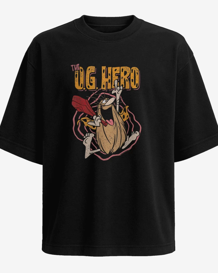Polera Oversize Capitan cavernicola 2