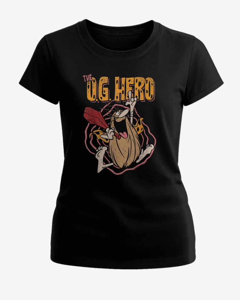 Polera de Mujer Negro de Capitan cavernicola 2