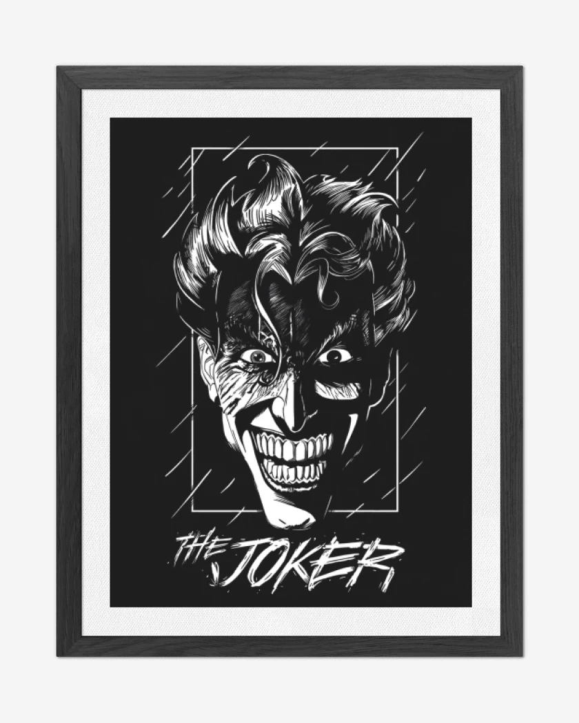 Cuadro decorativo Negro de Classic Joker