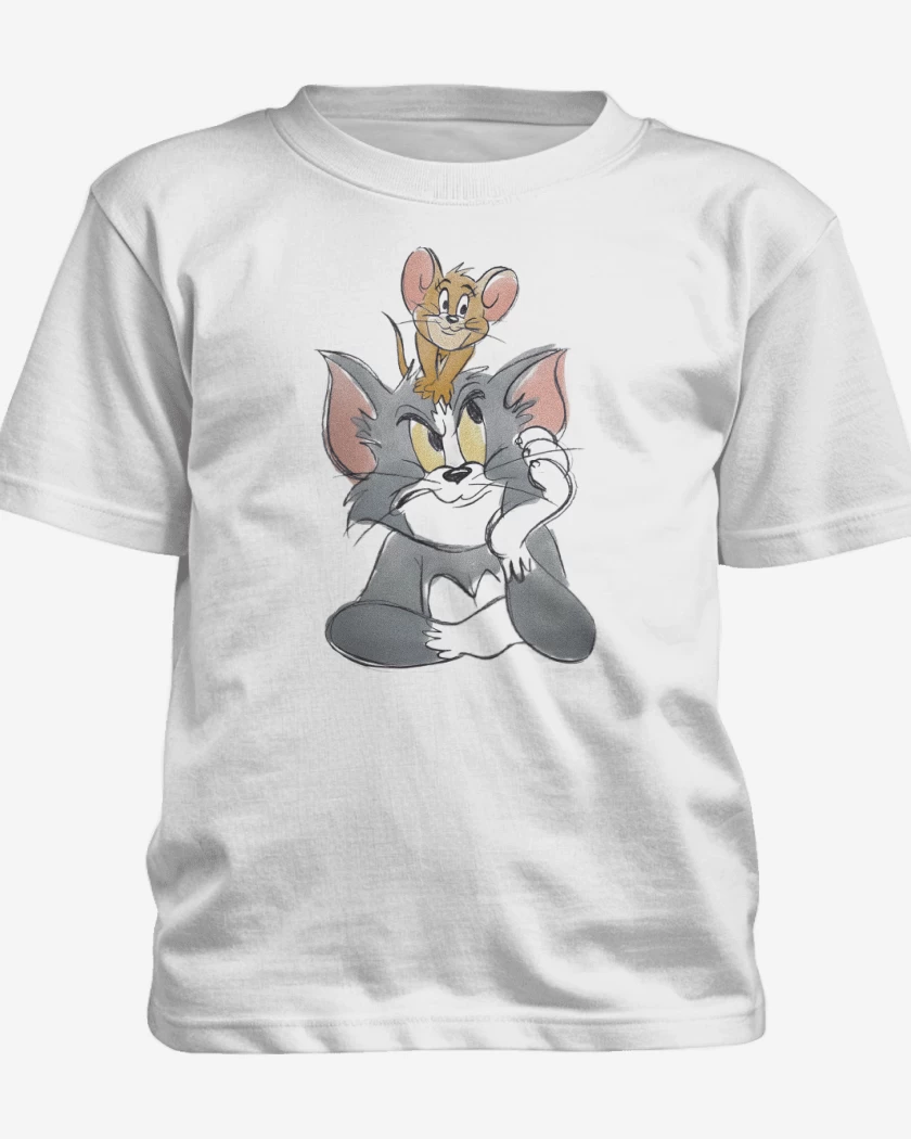 Polera de niño Blanco de El Gato & el Ratón