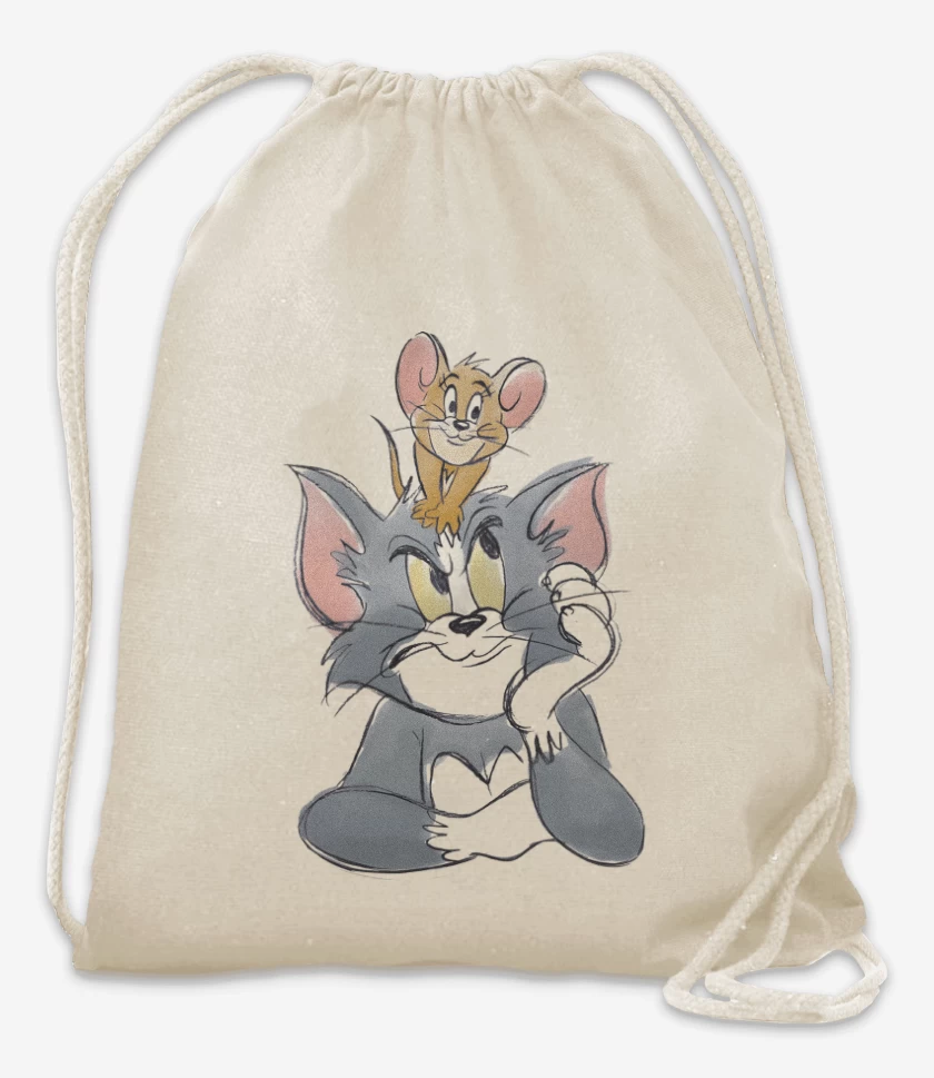 Mochila Blanco de El Gato & el Ratón