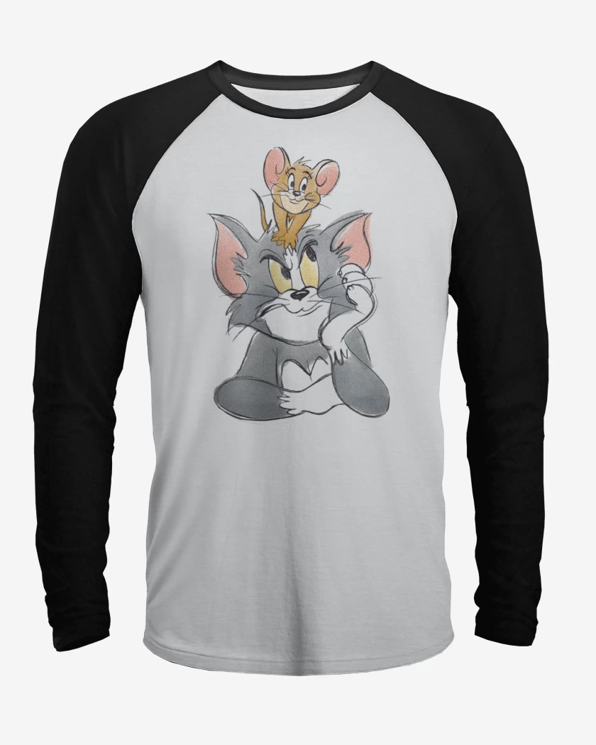 Polera Raglan El Gato & el Ratón