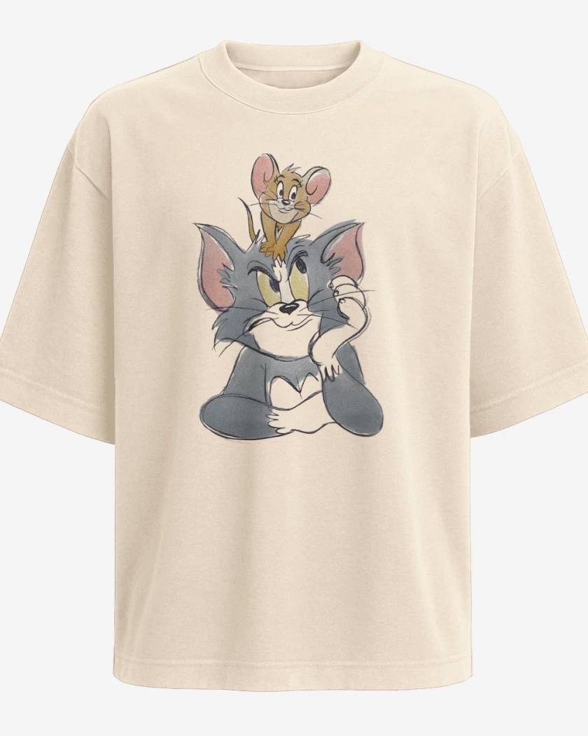 Polera Oversize El Gato & el Ratón