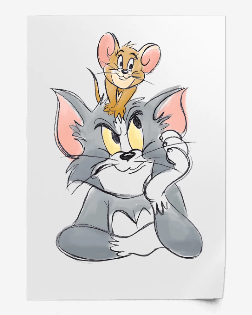 Print El Gato & el Ratón