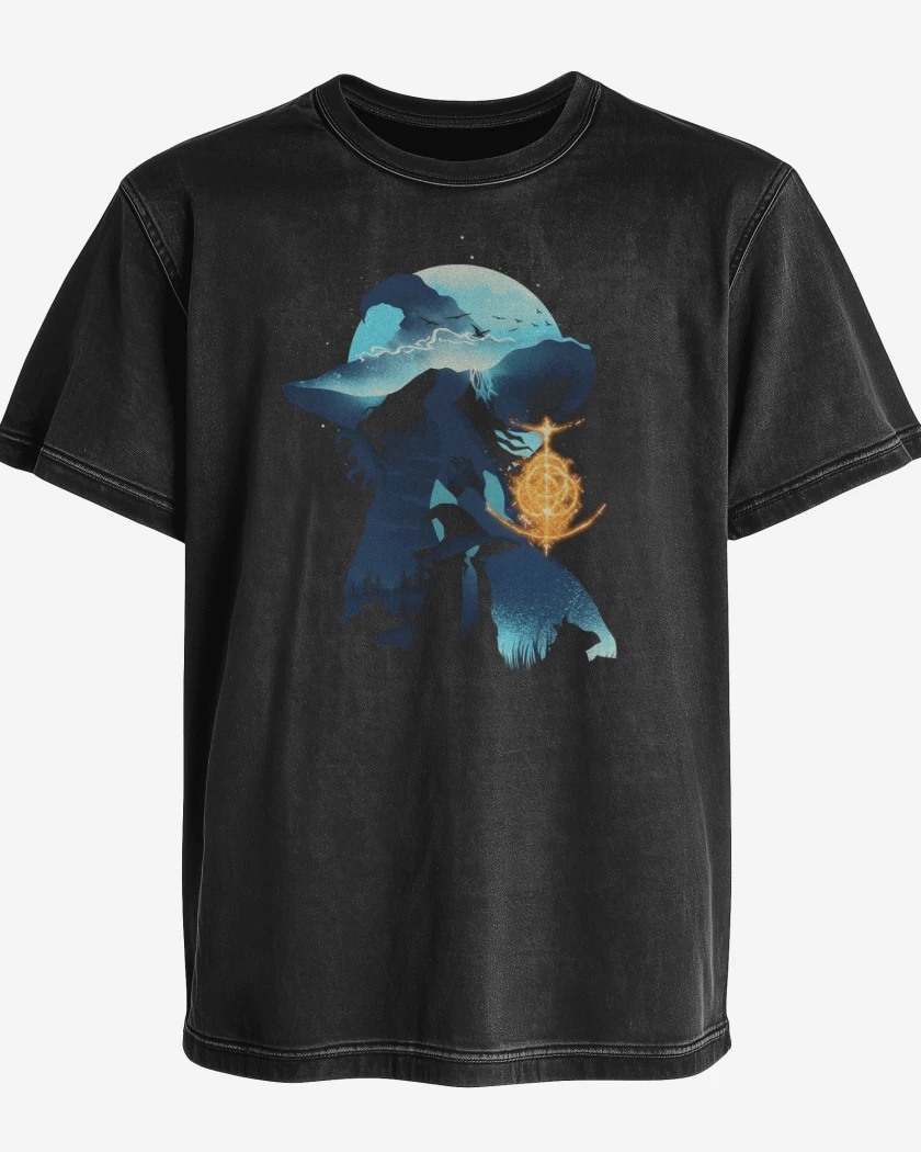 Polera desgastada Snow Witch
