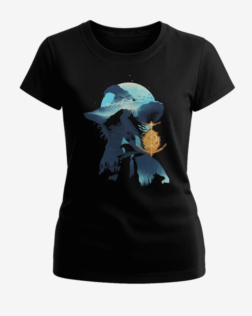 Polera de Mujer Negro de Snow Witch