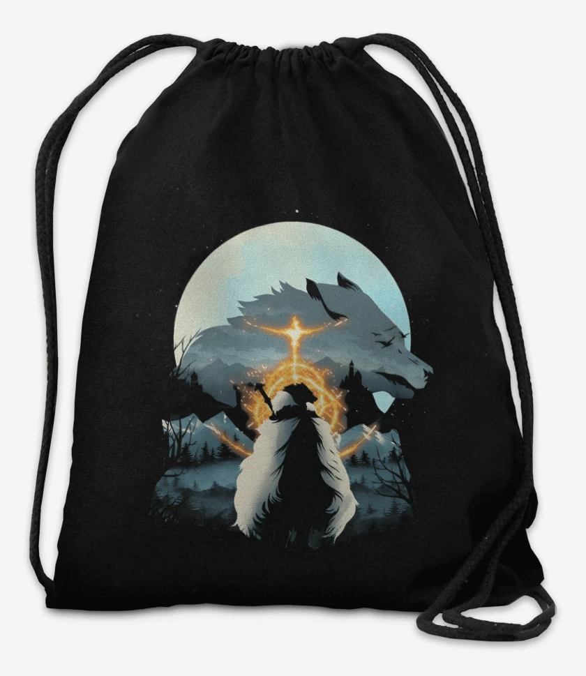 Mochila Negro de Half Wolf