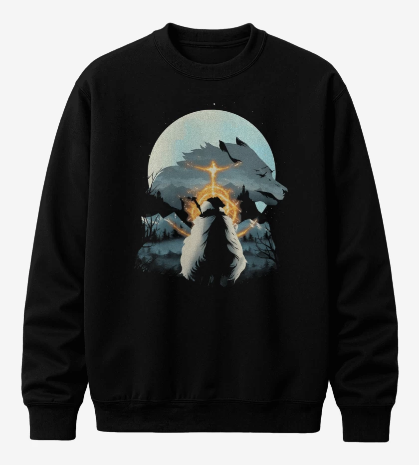 Poleron polo Half Wolf