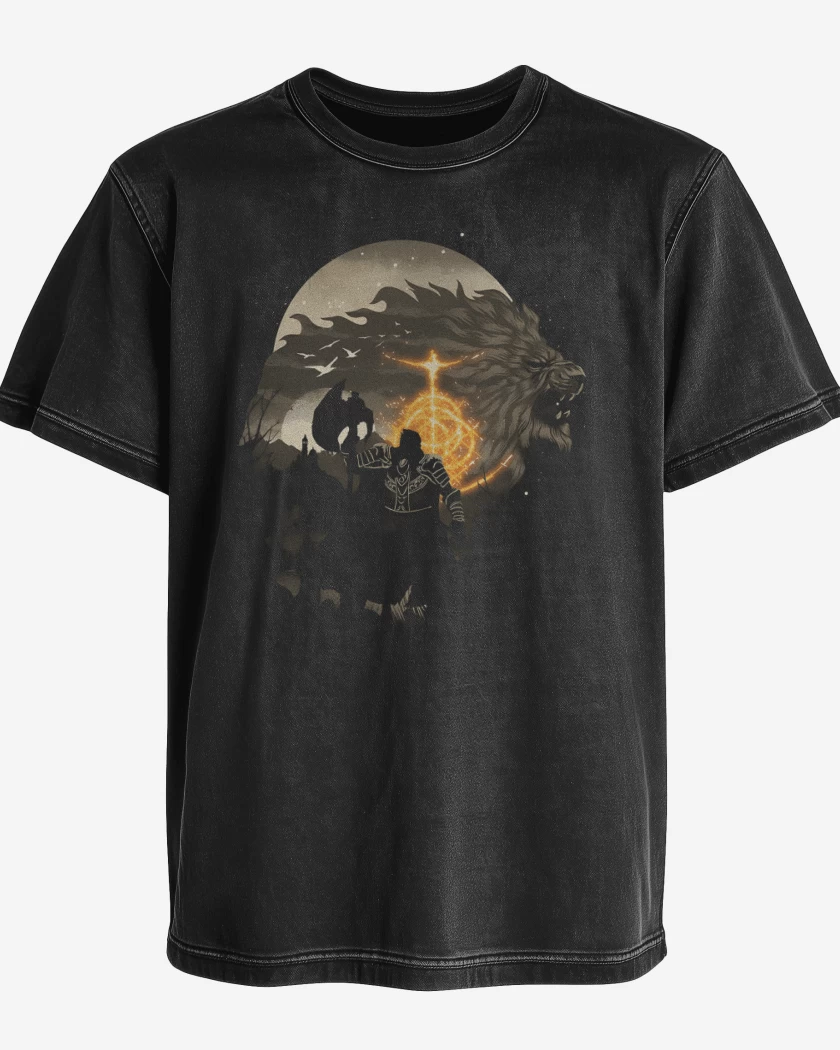 Polera desgastada Elden Lord