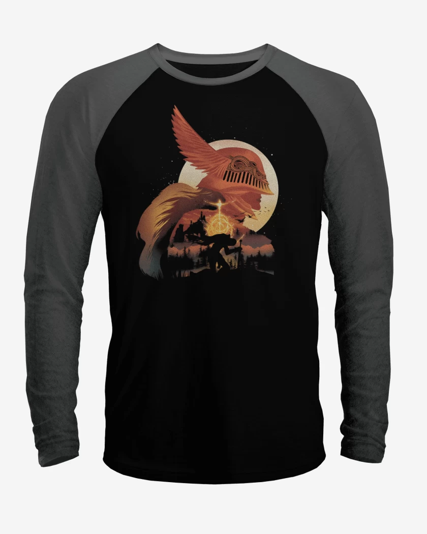 Polera Raglan Tarnished Warrior