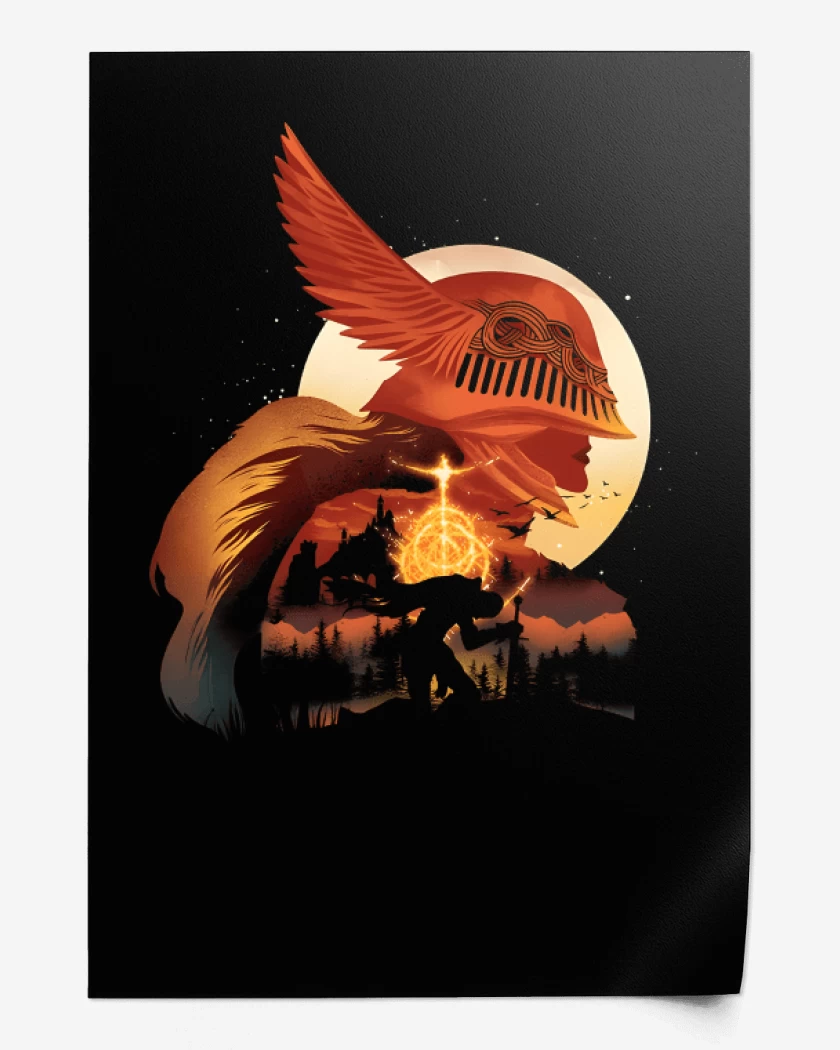 Print Tarnished Warrior