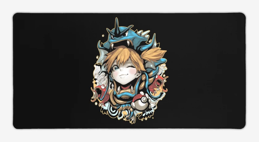 Mouse pad Gamer Negro de Misty 