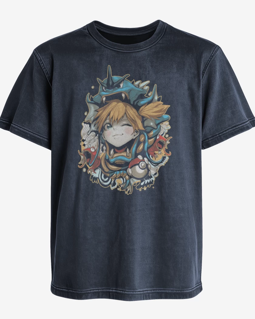 Polera desgastada Azul Marino de Misty 