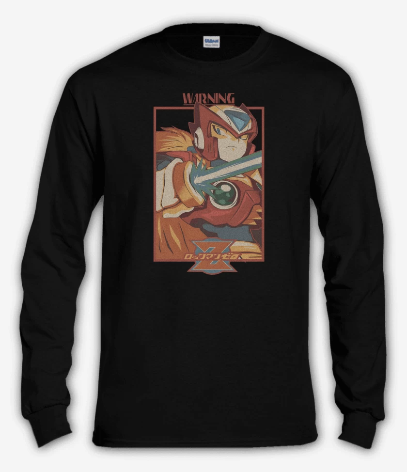 Polera manga larga Negro de Zero Warning