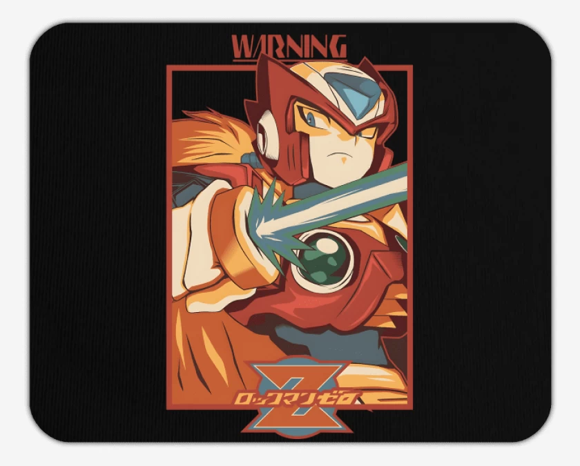 Mousepad Negro de Zero Warning