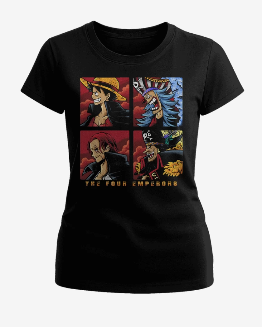 Polera de Mujer Negro de Los Cuatro Emperadores