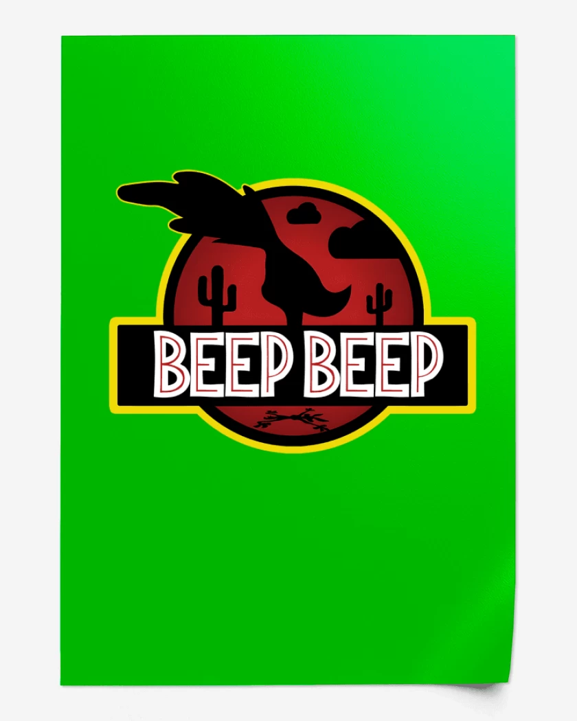 Print Verde jade de Beep Beep