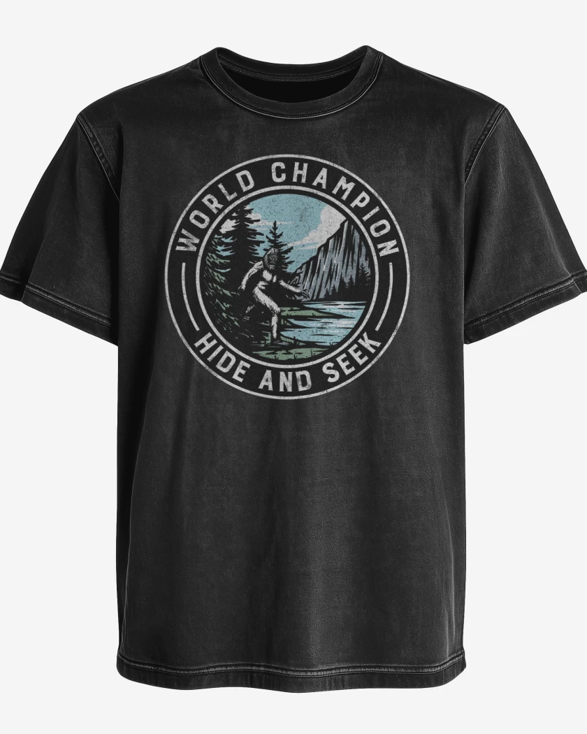 Polera desgastada Campeón mundial de las escondidas
