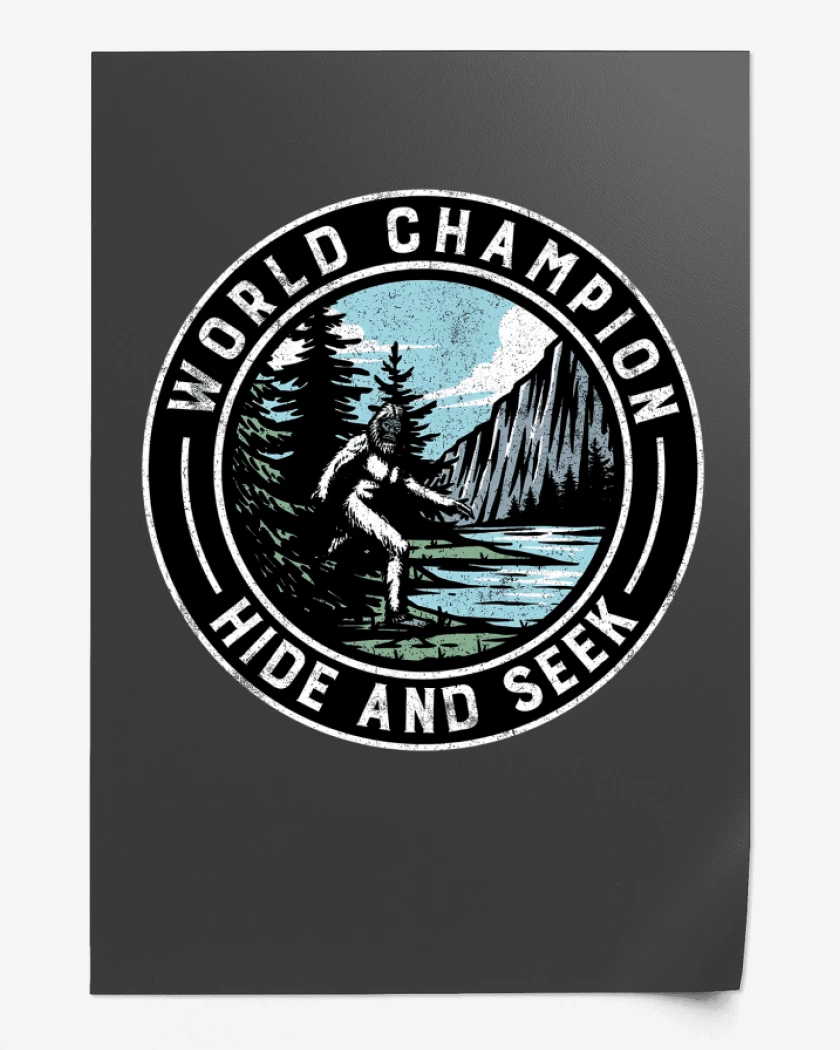 Print Campeón mundial de las escondidas