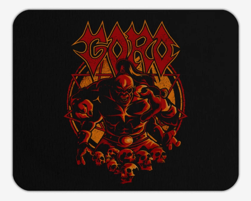 Mousepad Negro de Goro