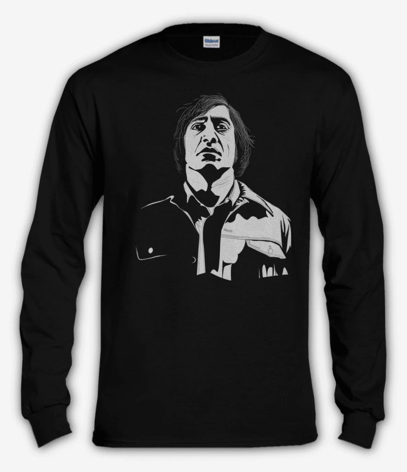 Polera manga larga Negro de No Country for Old Men 