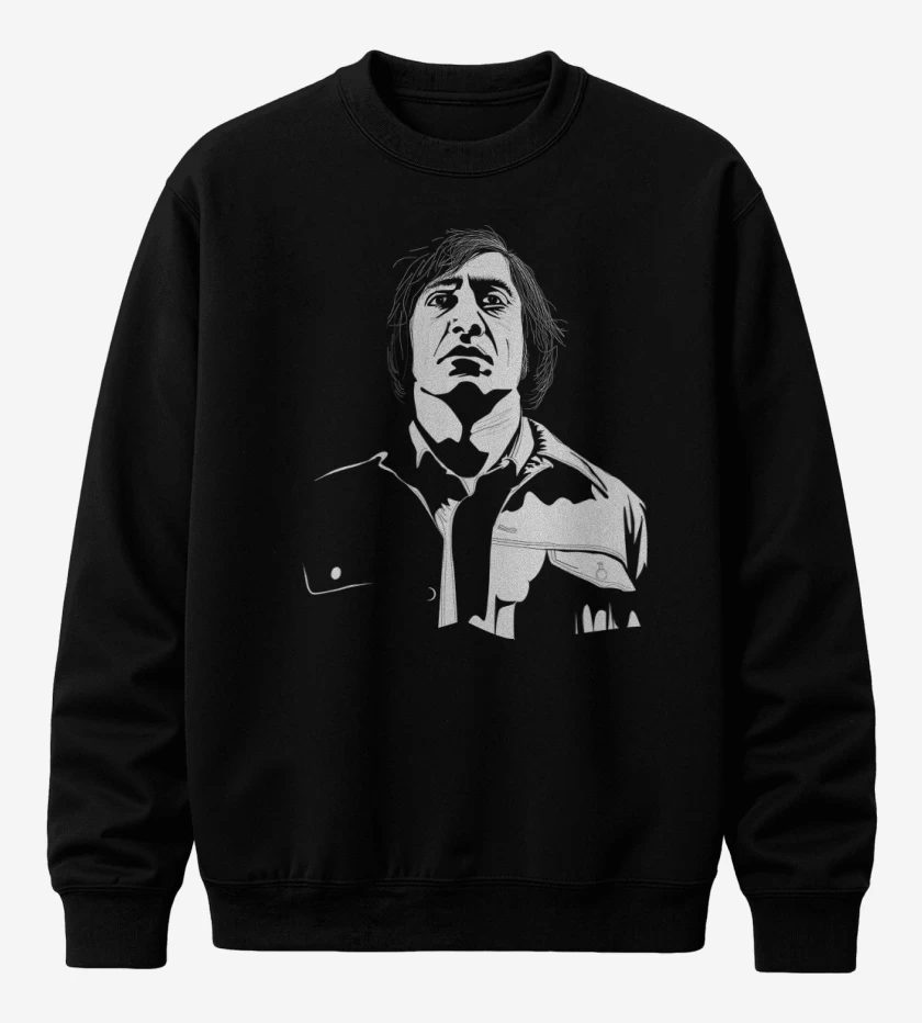 Poleron polo Negro de No Country for Old Men 