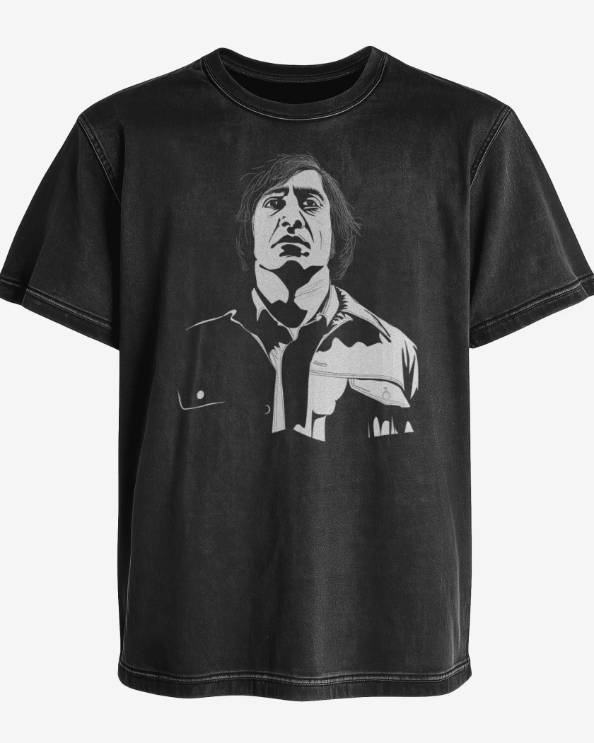 Polera desgastada Negro de No Country for Old Men 