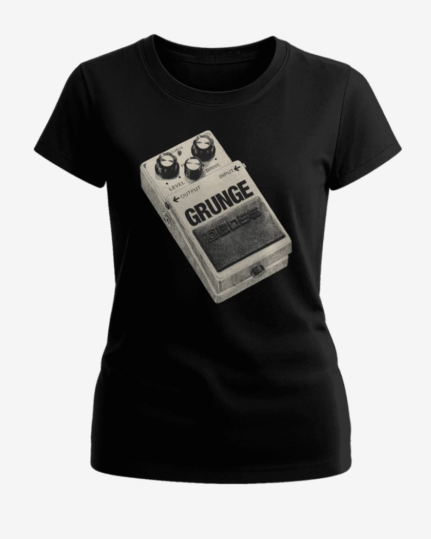 Polera de Mujer Negro de Grunge