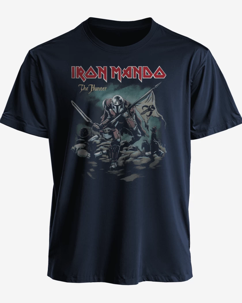 Polera Azul Marino de Iron Mando