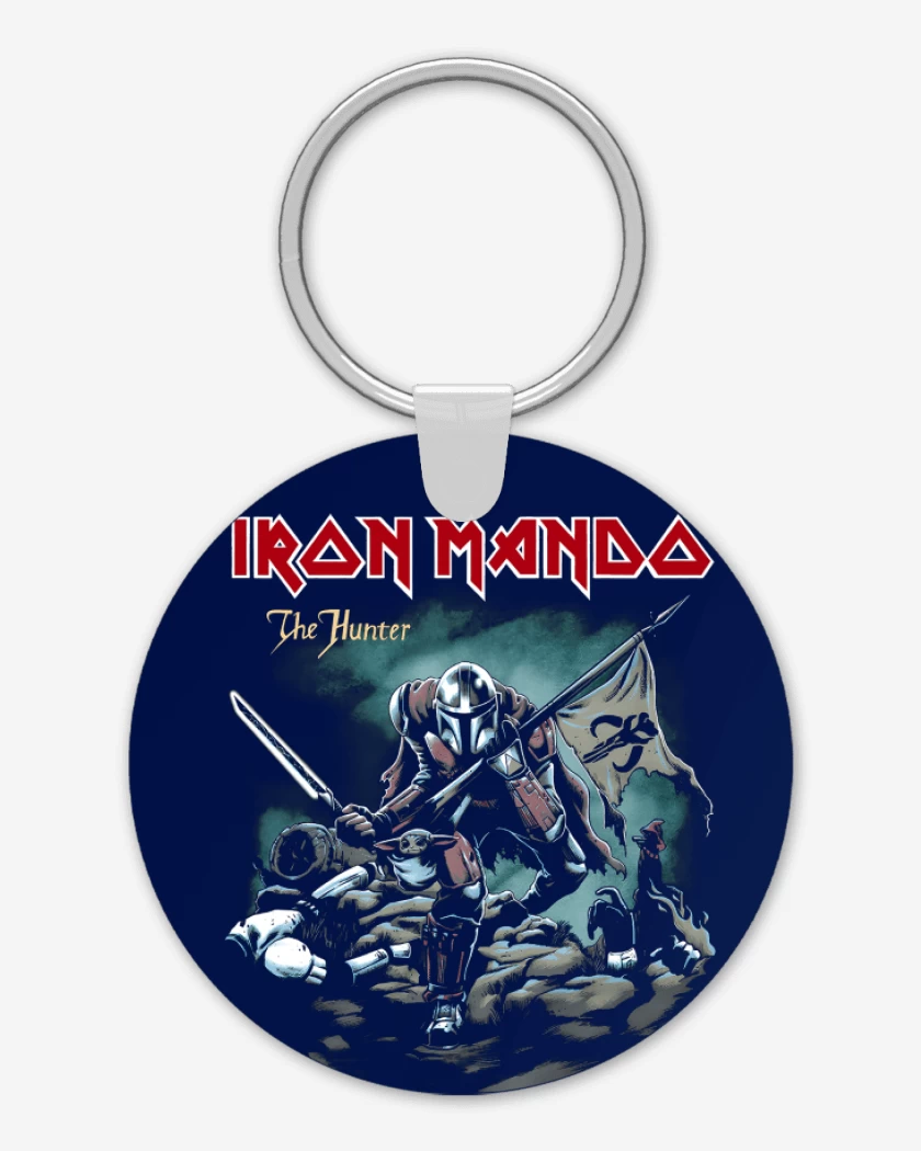 Llavero Azul Marino de Iron Mando
