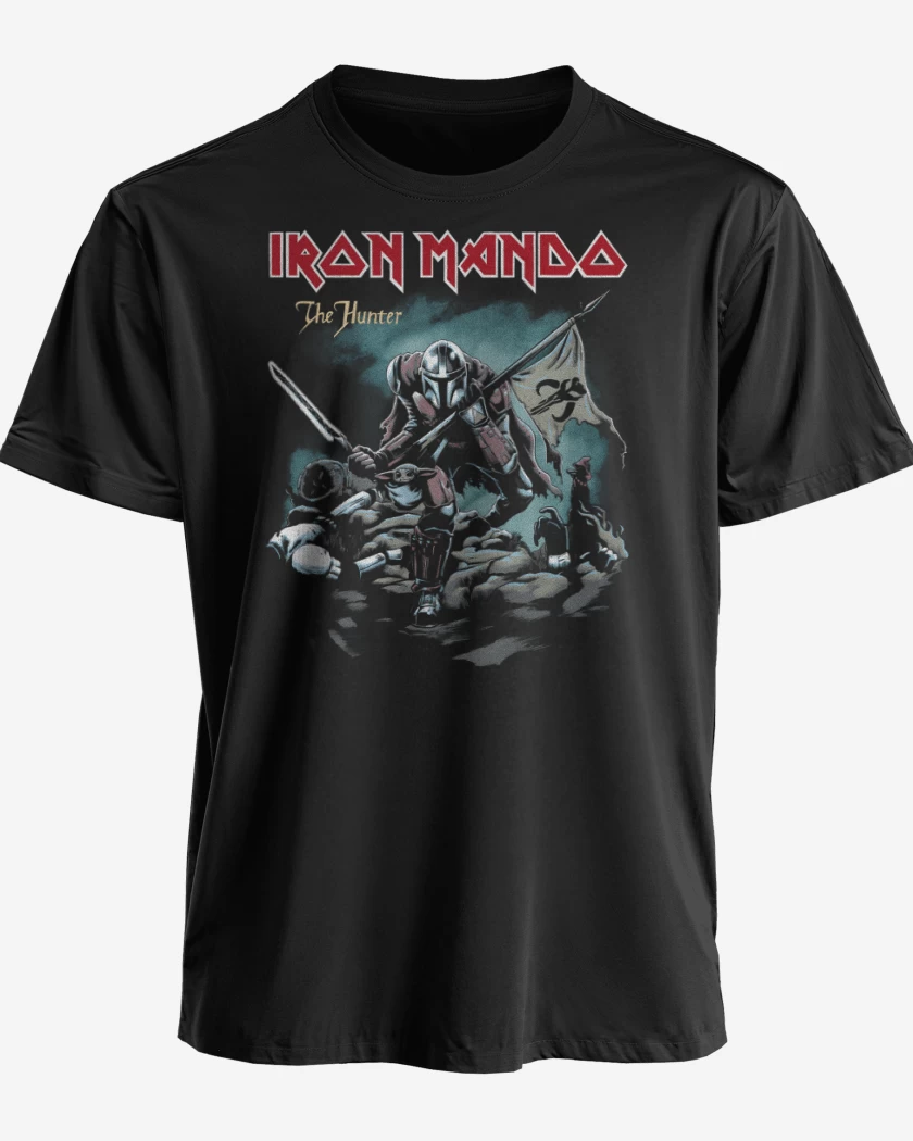 Polera premium Negro de Iron Mando