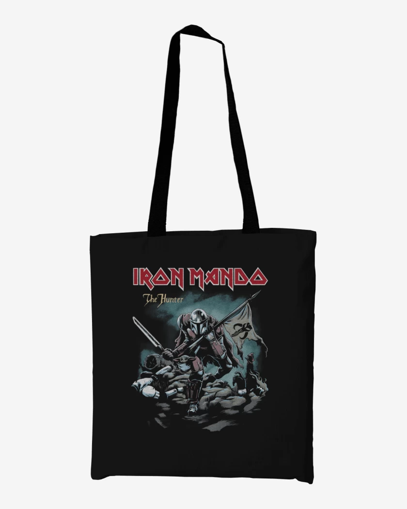 Totebag Negro de Iron Mando