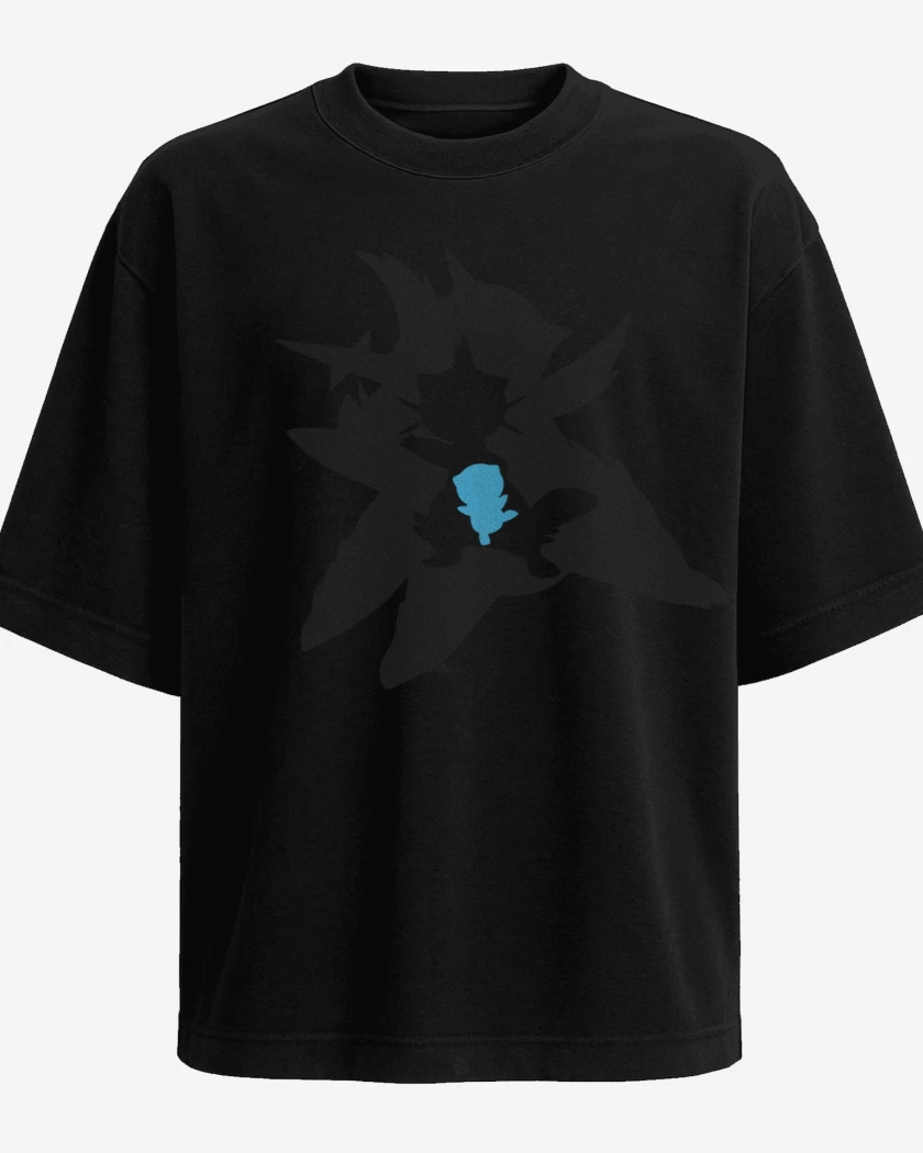 Polera Oversize Negro de Oshavolution