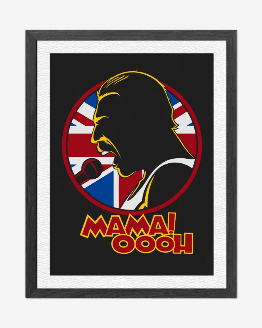 Cuadro decorativo Negro de Mama!