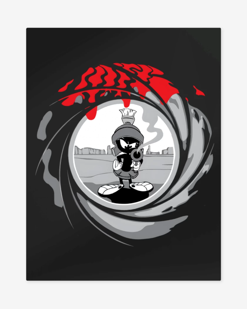 Print metalico Negro de Marvin Bond