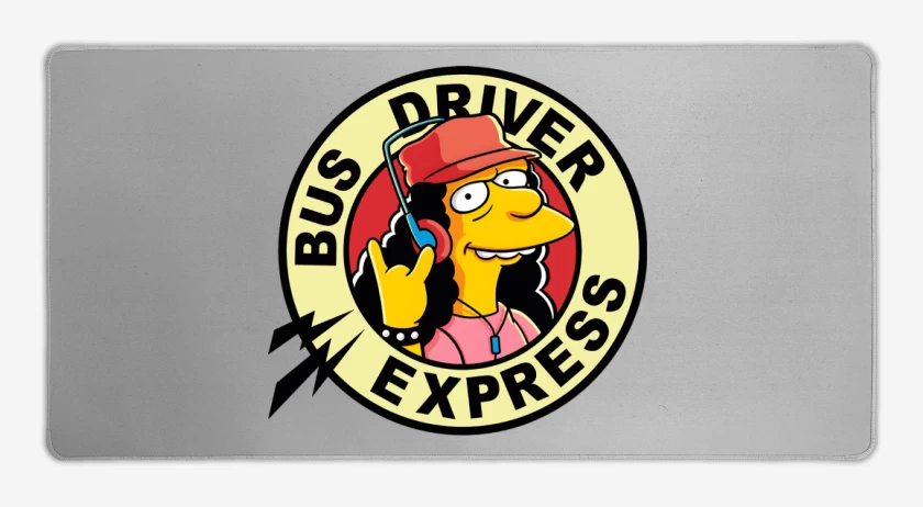 Mouse pad Gamer Gris Melange de Otto bus driver
