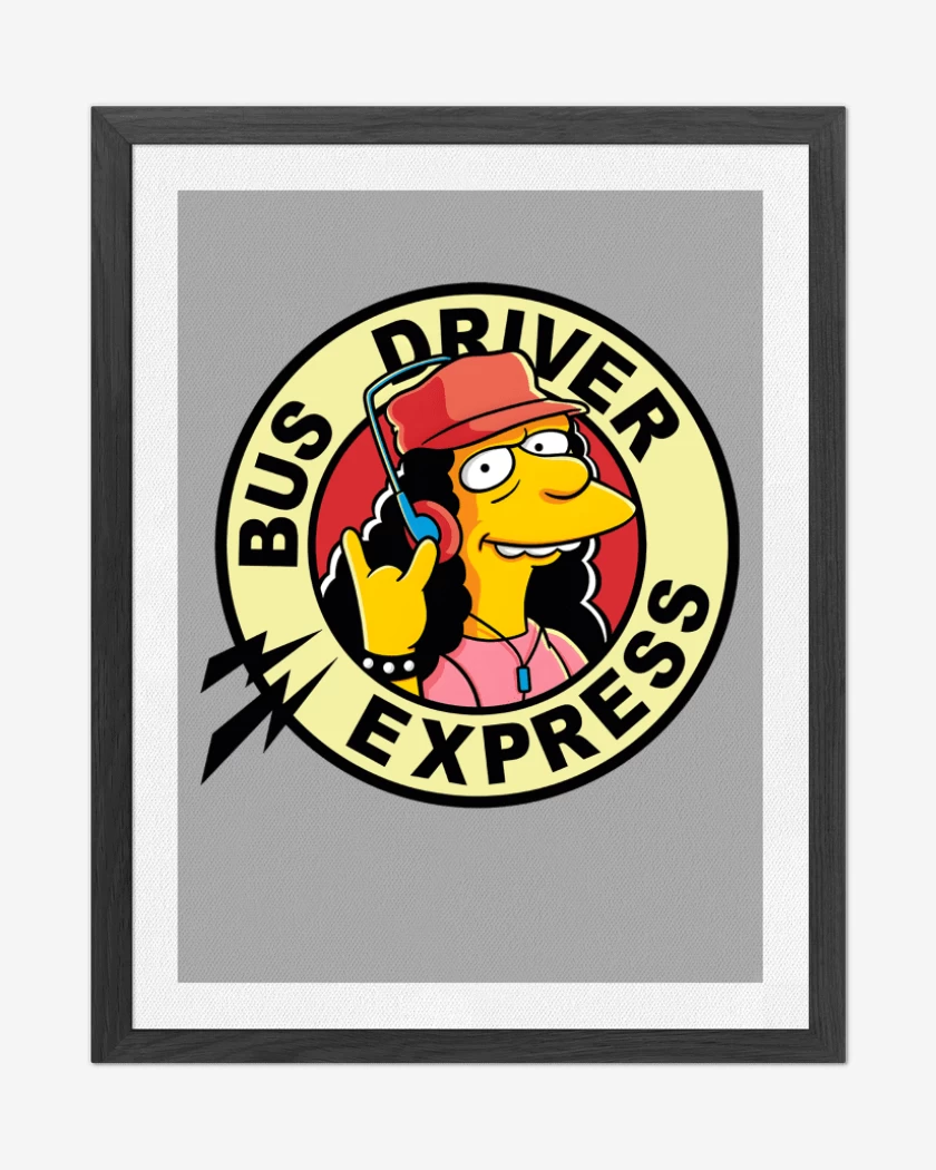Cuadro decorativo Gris Melange de Otto bus driver