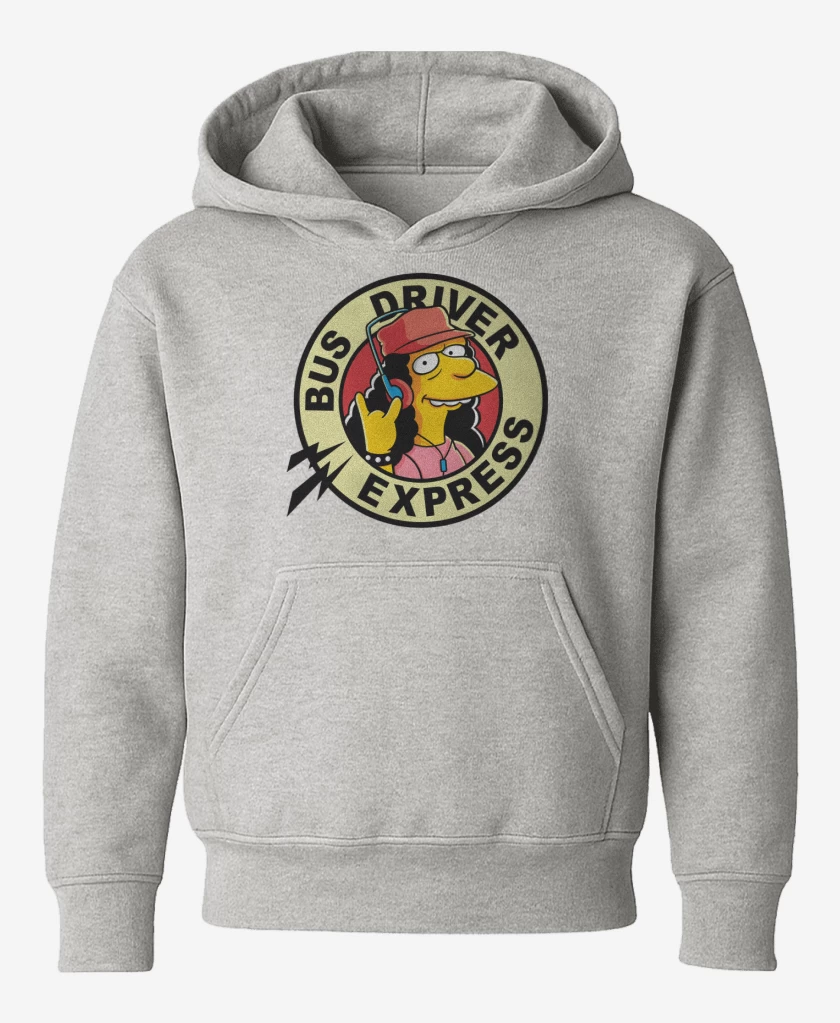 Poleron de niño Gris Melange de Otto bus driver