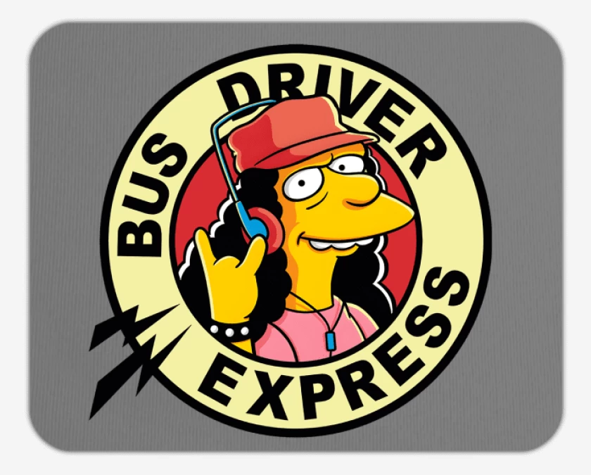 Mousepad Otto bus driver