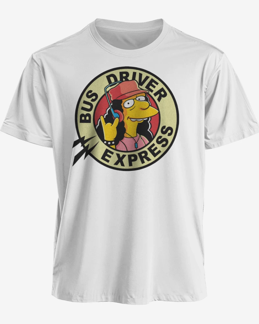 Polera premium Blanco de Otto bus driver