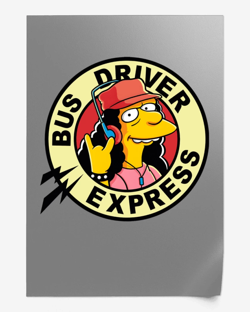 Print Otto bus driver