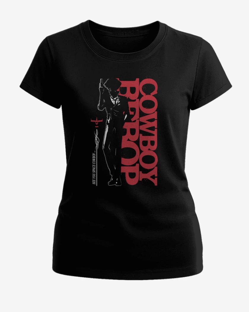Polera de Mujer Negro de See you cowboy bebop