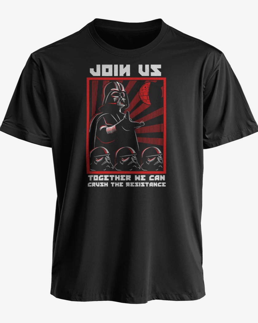 Polera premium Negro de Únete al imperio