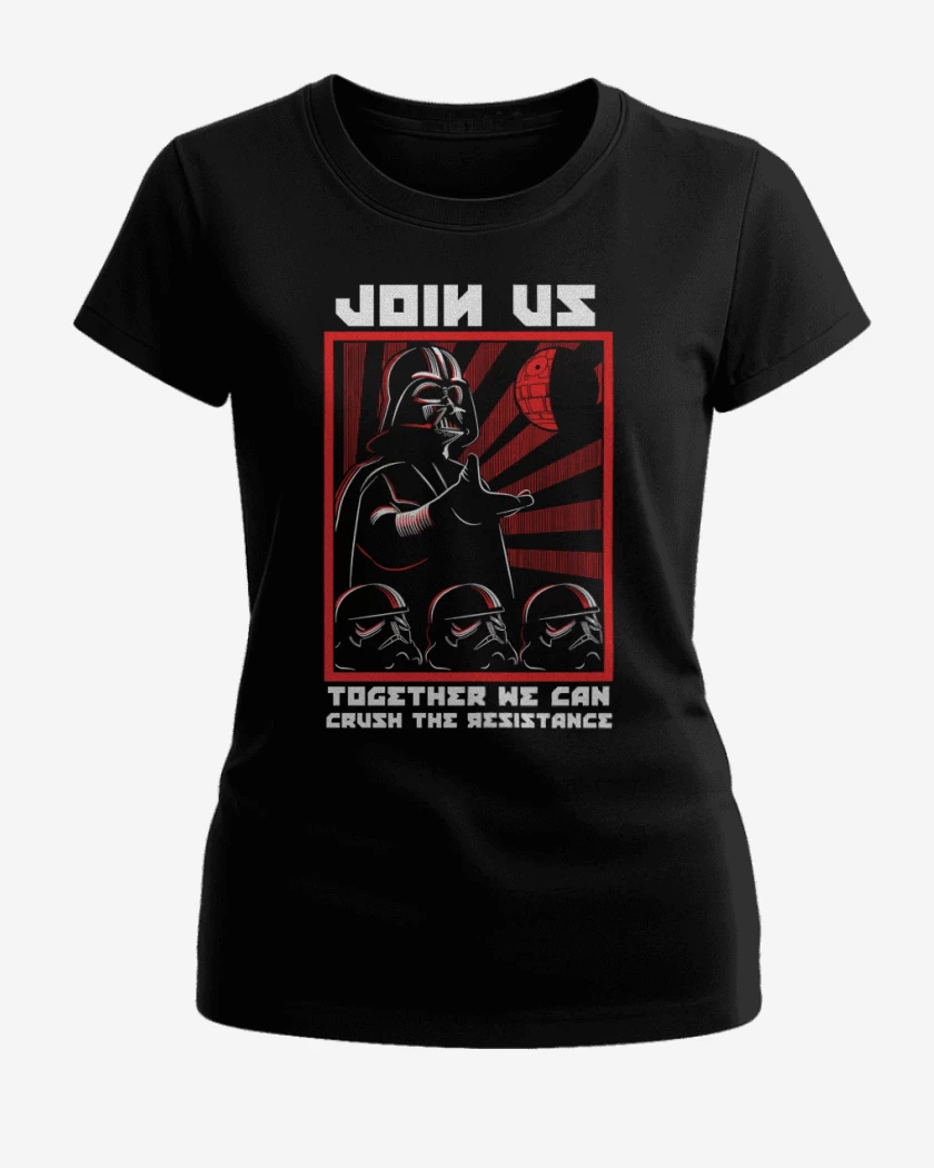 Polera de Mujer Negro de Únete al imperio