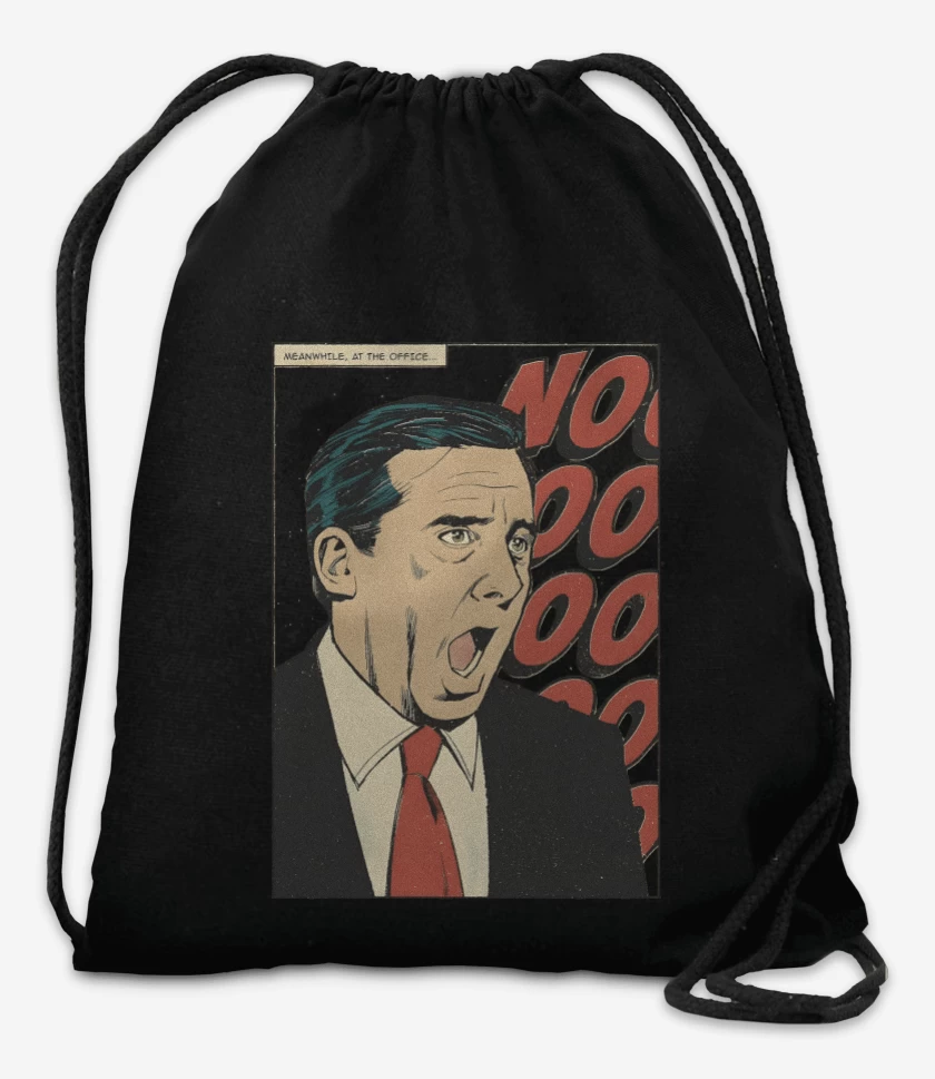 Mochila Negro de NO NO NO NOOOO