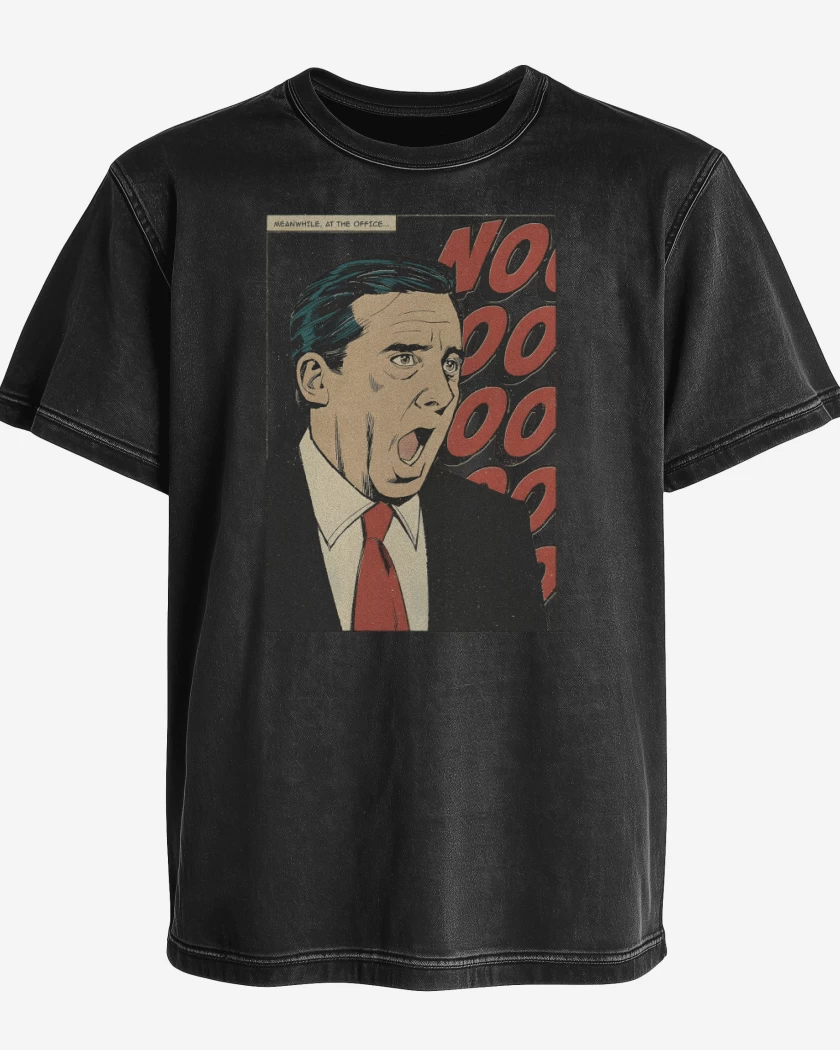 Polera desgastada Negro de NO NO NO NOOOO