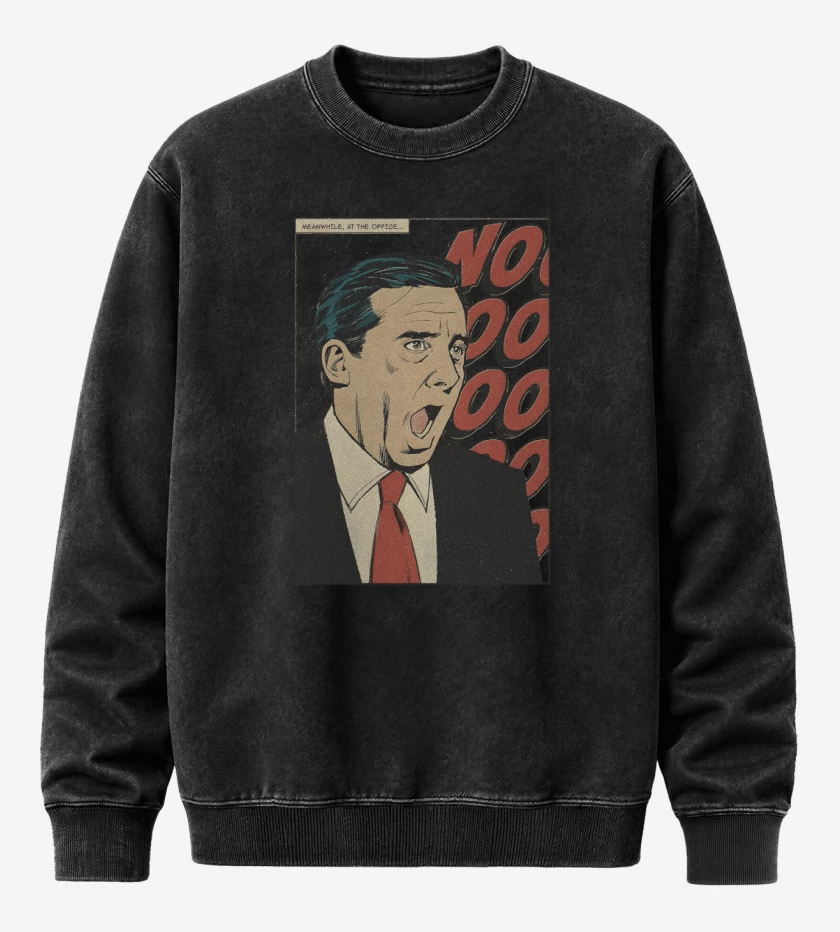 Poleron Polo Acid Wash Negro de NO NO NO NOOOO